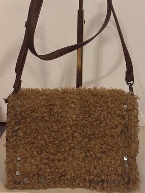 Steve Madden Women's Kate Faux Fur Crossbody Bag